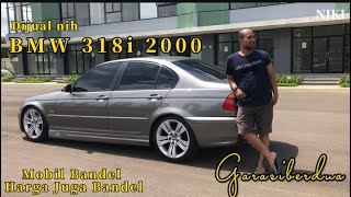 Kepoin BMW 318i E46 M43 Tahun 2000. Cocok nih Buat kawula muda dan terlihat Muda