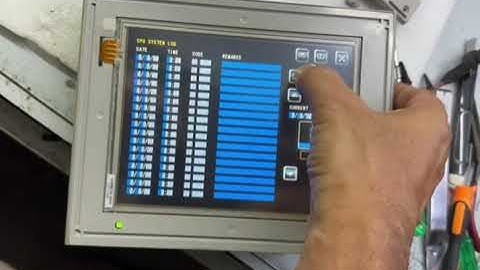 Proface HMI Touch panel Calibration testing.