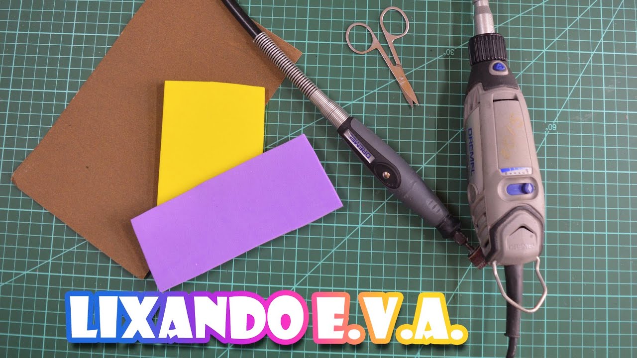Como lixar o E.V.A. | Como dar acabamento no E.V.A. Foam | Tutorial Cosplay | DIY