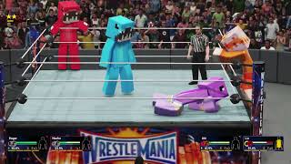 Dagar Y Nacho Vs Abi Y Lia - Chicos Vs Chicas En Minecraft