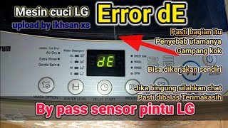 Lg Washing Machine Door Sensor By P. De Error. Mesin Cuci Lg Muncul Kode De Atau Door Error
