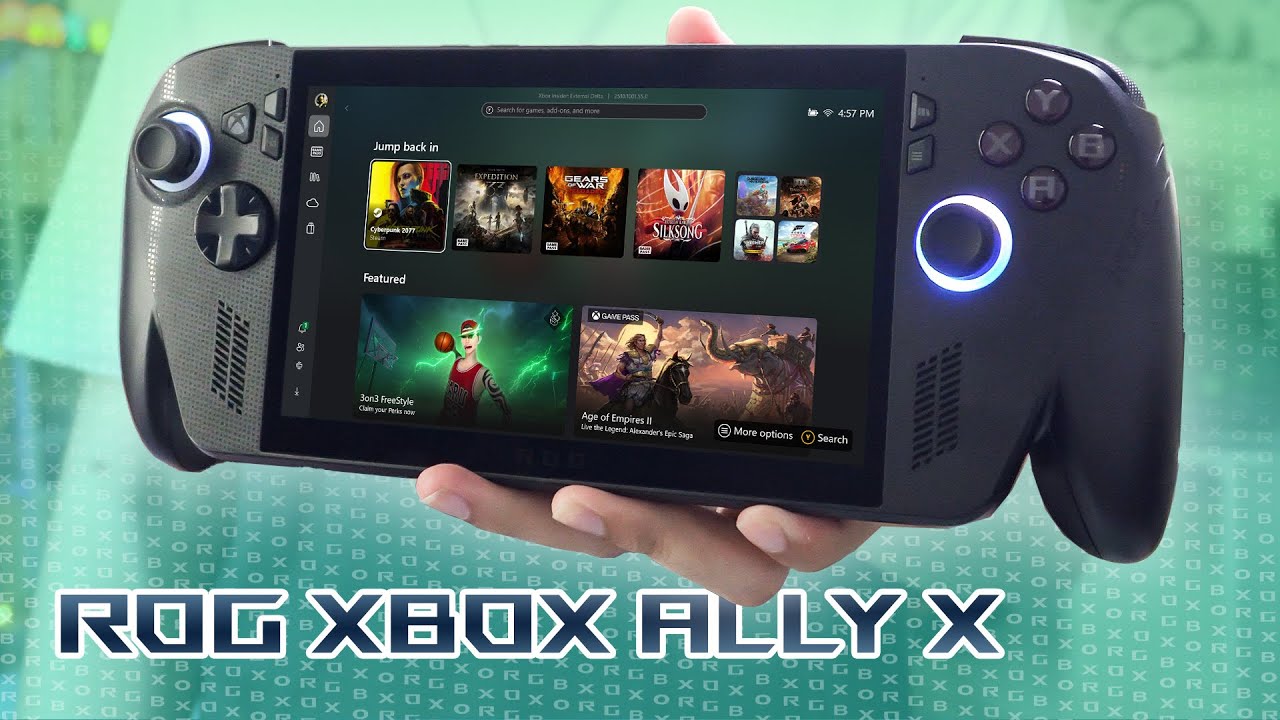នាំមុខម៉ាស៊ីនហ្គេមចល័ត Gaming Handheld PC ដទៃទៀត | ROG XBOX Ally X
