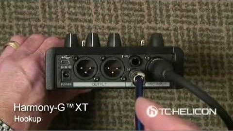 VoiceTone Harmony-G XT | Part 1: Hook up