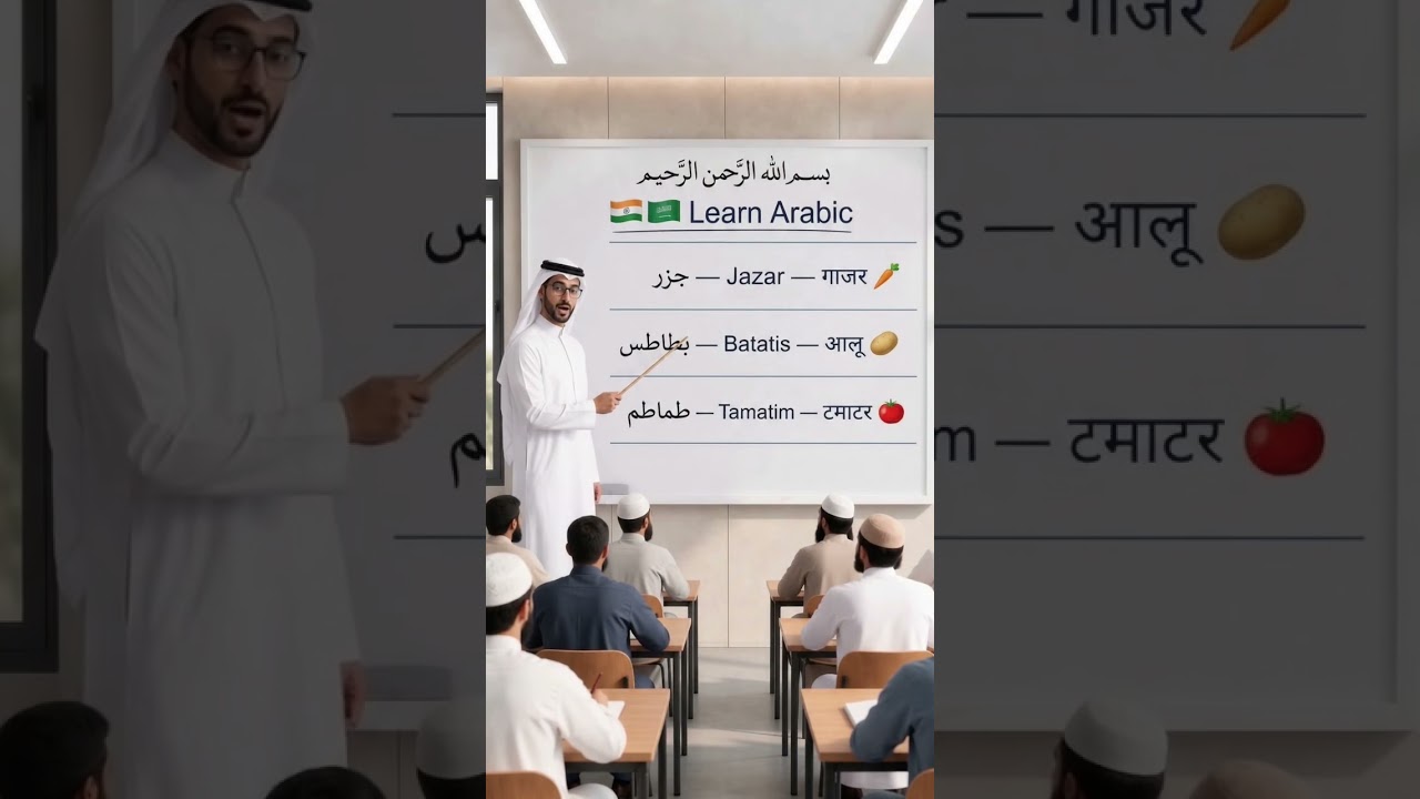 👀 रुकिए! सिर्फ 10 सेकंड में अरबी सीखिए! #learnarabic #learnarab #Arabic Seekho #shorts #Reels