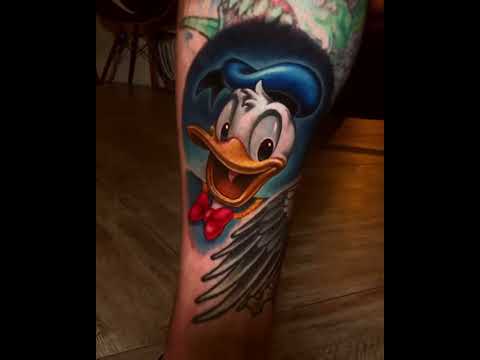 Donald Duck  Duck tattoos Disney tattoos Cute tattoos