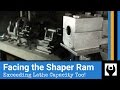 Facing the Shaper Ram = Exceeding the Lathe Capacity - Gingery Shaper Part 4