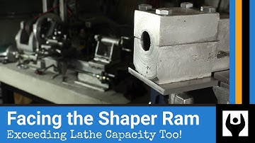 Facing the Shaper Ram = Exceeding the Lathe Capacity - Gingery Shaper Part 4