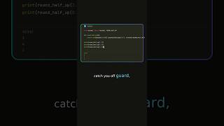round(2.5) in Python isn't 3 — it's banker's rounding