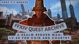 ARR: Lv.20 For Coin and Country (Post 7.1 Update) | No Commentary | FFXIV Quest Archive screenshot 2