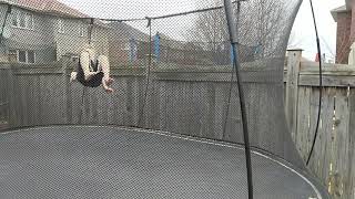 Nate's front flip in slow mo