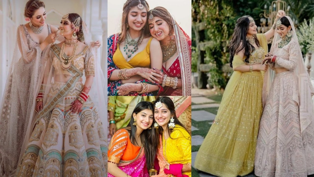 Best Sister wedding pose❤️/sister's wedding photoshoot ideas#wedding#weddingphotography#photoshoot