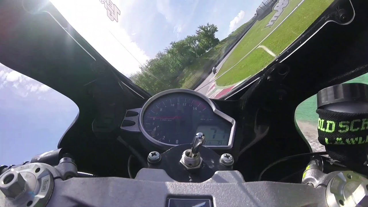 ON BOARD MUGELLO HONDA CBR 1000 RR CON BLIPPER IRC ELETTROMECCANICO ...