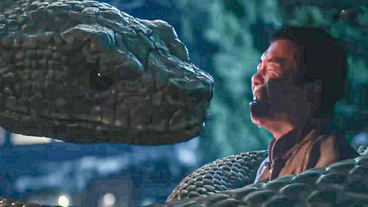 变异蛇仙突袭村庄,村民四处逃窜!【变异巨蟒 Mutant Python】|驚悚 災難 |【電影派對】 - YouTube