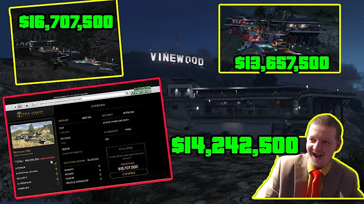 I Bought All 3 New Mansions And Fully Customized Them-  GTA Online New Mansion DLC