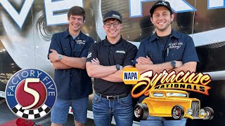 Factory Five at Syracuse Nationals 2025 | Day 1 Kick Off
