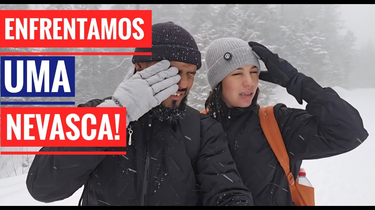 DESAFIAMOS O LAGO CONGELADO NA NEVASCA ❄️ Oeschinensee EXTREMO!