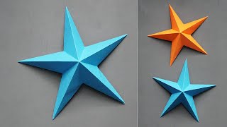 How to Make Star | Easy Paper Star for Xmas | DIY Christmas Decoration