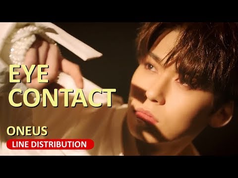 ONEUS(원어스) - Eye Contact Line Distribution (Color Coded)