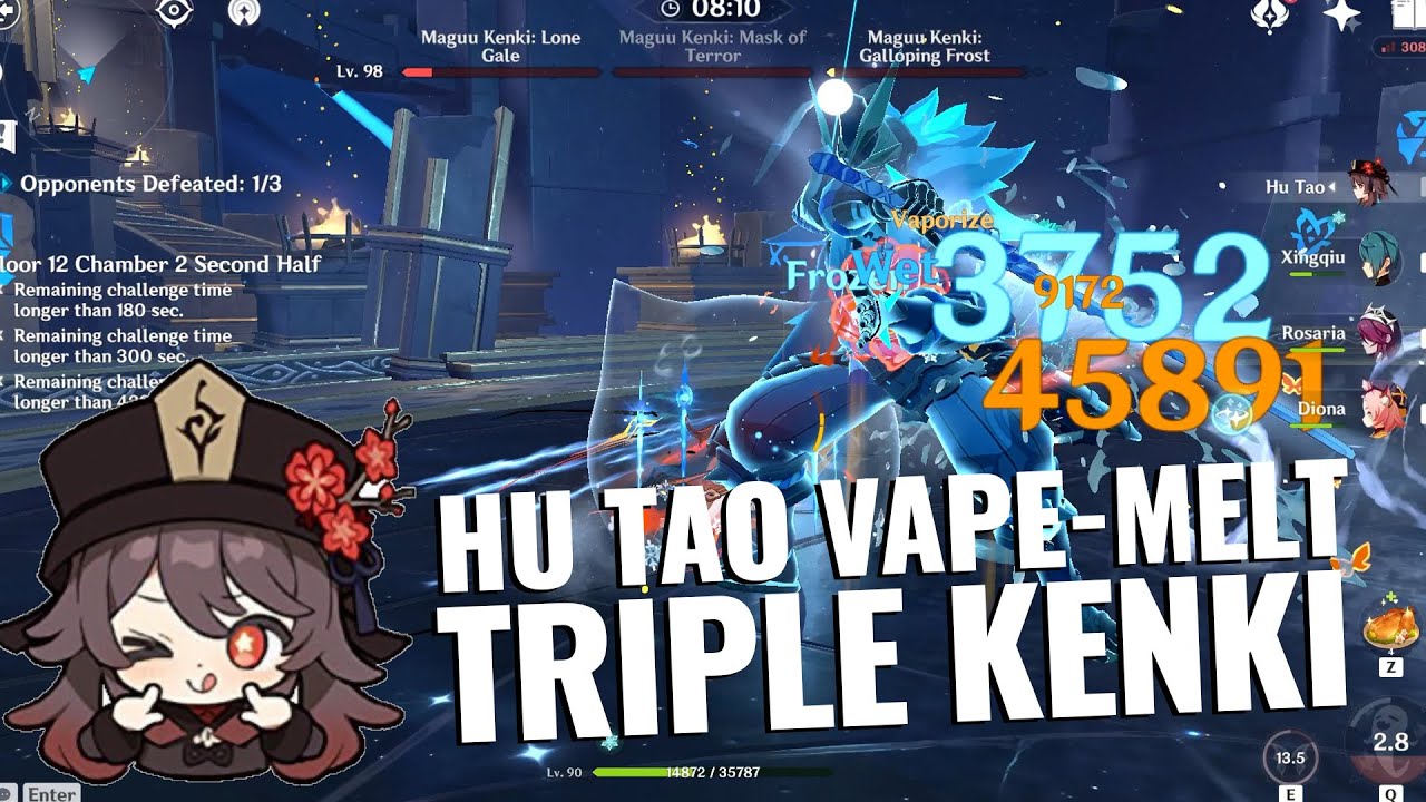 The BEST Hu Tao Teams in Genshin Impact  Vaporize, Melt, Double Hydro and  more! (Hu Tao Team Guide) 