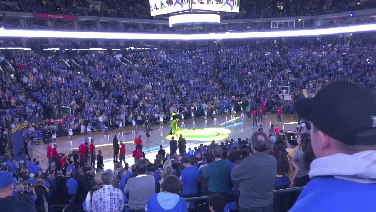 Spurs at Warriors Player introduction - YouTube1920 x 1080