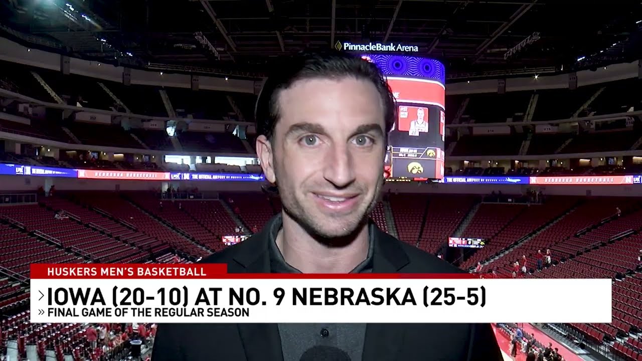 Iowa at No. 9 Nebraska Men's Basketball Thrilling OT Game Highlights