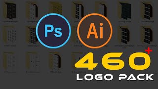 Mega Logo Bundle Download In PSD EPS And AI Files |English| |Photoshop Tutorial|