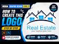 How to Create Real Estate Logo in Illustrator | Graphic Design Level 2 (NSDA)