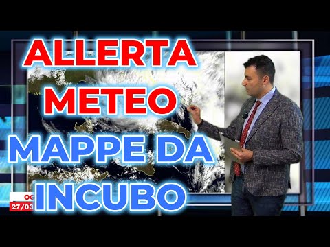 Allerta Meteo, mappe da incubo: Italia tra maltempo estremo e freddo. Le previsioni fino ad Aprile