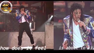 4K-Michael Jackson-blood on the dance floor\/with lyrics–live at munich history tour 1997