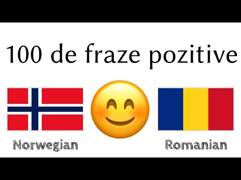 100 de fraze pozitive +  de complimente - Norvegiană + Română - (Vorbitor nativ)