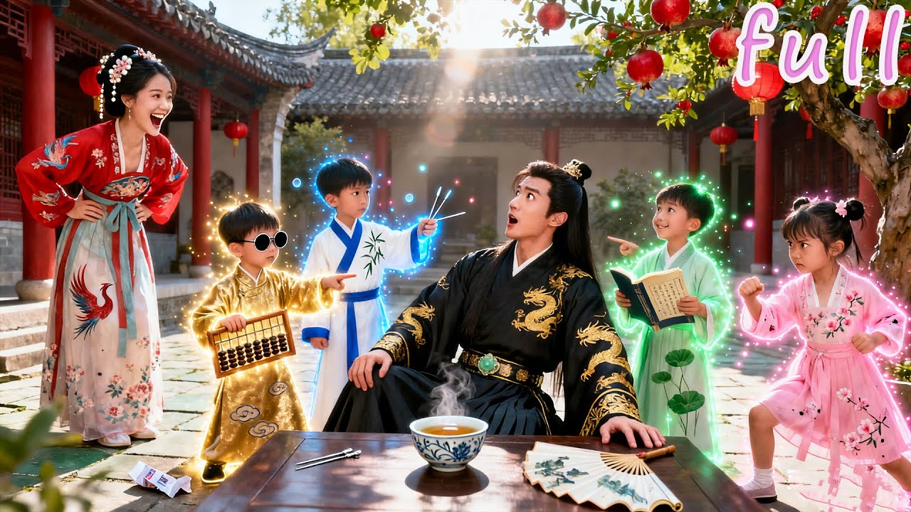 Transmigrated into CEO's neglected wife, got four superpowered kids punishing irresponsible dad!