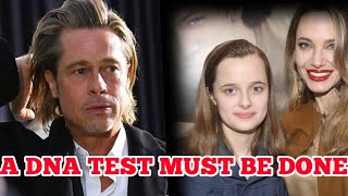 BRAD-PITT DEMANDS A DNA TEST BE CARRIED OUT ON VIVIENNE💔. ANGELINA'S REACTION WILL SHOCK YOU 😳