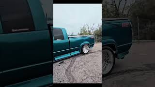 Lowered 90s Style Chevy🔥#trending #trendingshorts #fyp #loweredtrucks #truck #trucks #chevy #mex