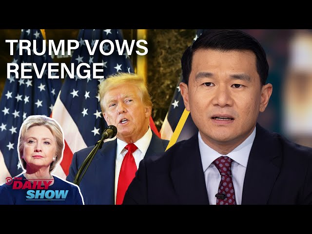 Trump is Still Mad at Hillary Clinton u0026 Shopping Cart TikTok Elicits Outrage | The Daily Show class=