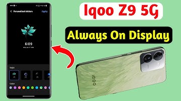 iqoo z9 always on display setting, always on display iqoo z9,iqoo z9 always on display on kaise kare
