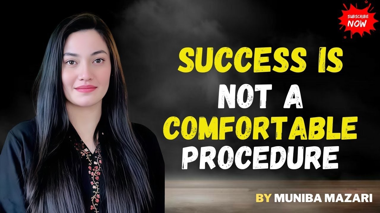SUCCESS IS NOT COMFORTABLE – Muniba Mazari | Powerful Motivational Speech