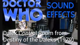 Doctor Who Sound Effects - Dalek Control Room from Destiny of the Daleks (1979)