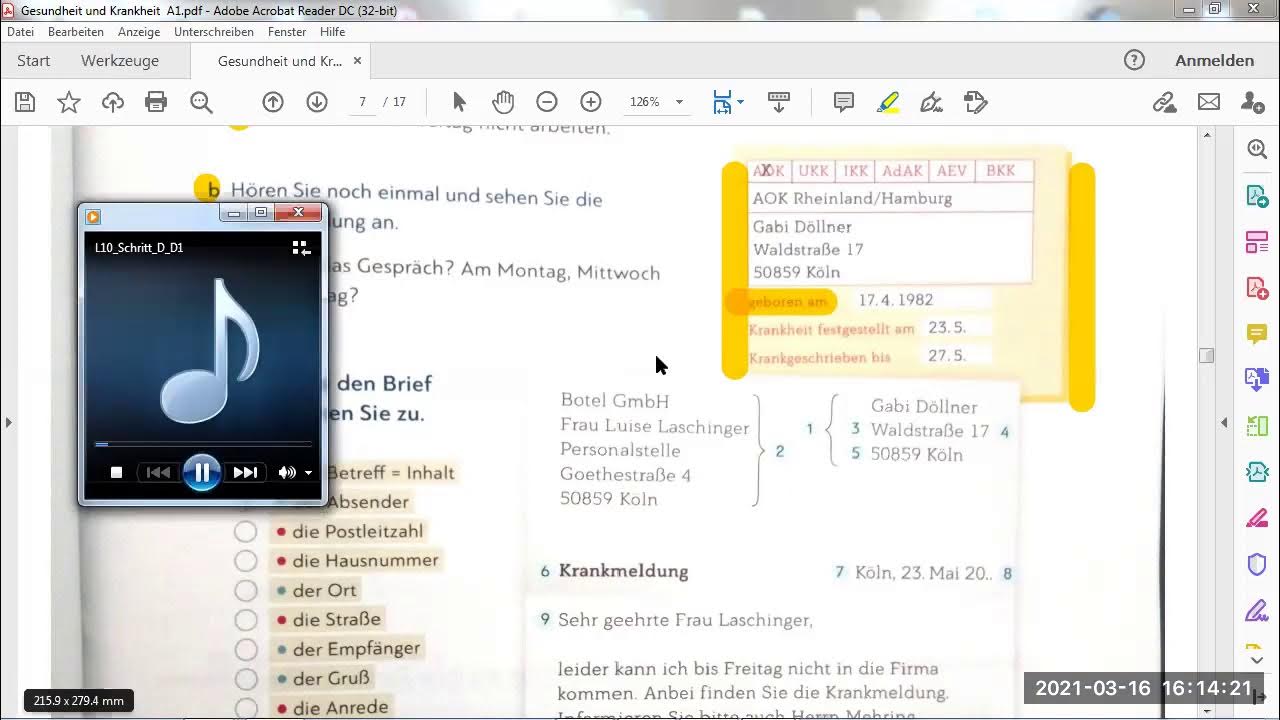 DLI Germany_Gesundheit & Krankheit 3(ENDE!) - YouTube