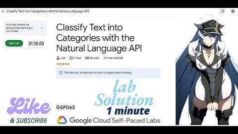 Classify Text into Categories with the Natural Language API || GSP063 || Qwiklabs Arcade 2025.