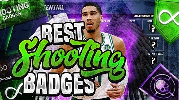 NBA 2K20 BEST SHOOTING BADGES FOR EVERY BUILD!! HOW TO NEVER MISS AND SHOOT BETTER IN NBA 2K20!!