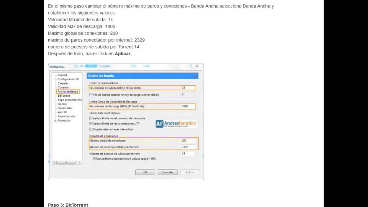 Como Hacer Que Vaya Mas Rapido Utorrent