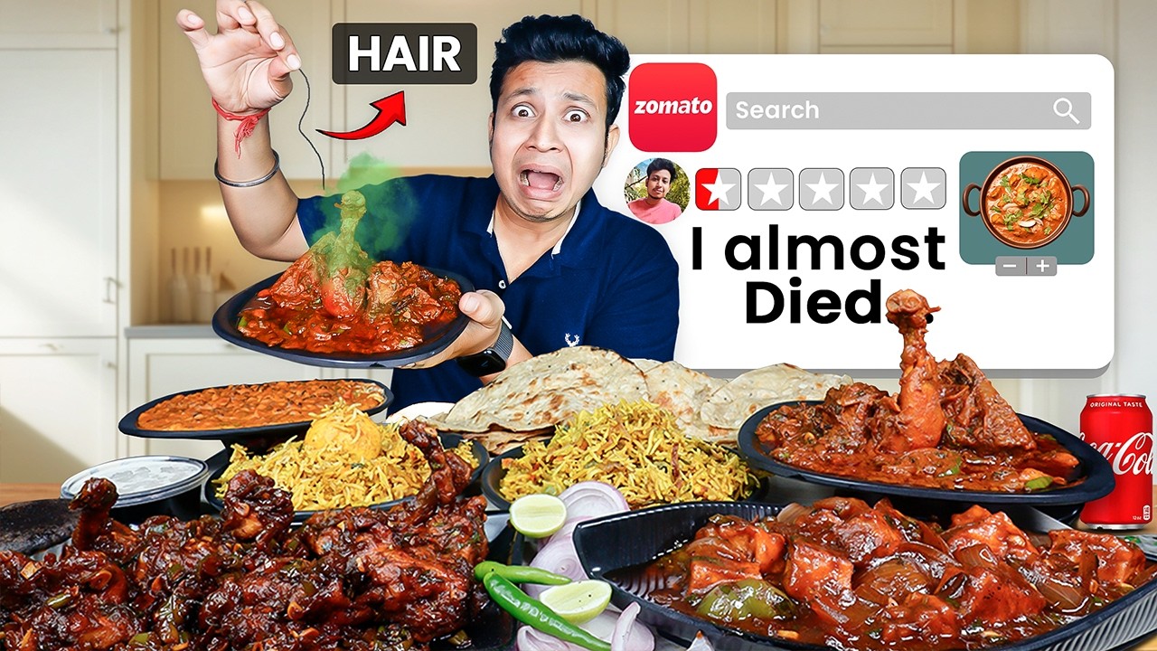 I Ordered From 0 Rated Restaurants From ZOMATO!!!! Scary Experience😰💀