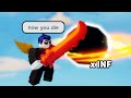 1v50 but I have INF Black Holes.. (Roblox Bedwars)