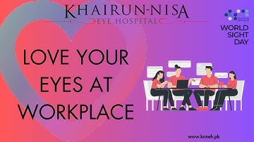 Love Your Eyes At Workplace | World Sight Day 2023 #eyecareforall #worldsightday #wsd