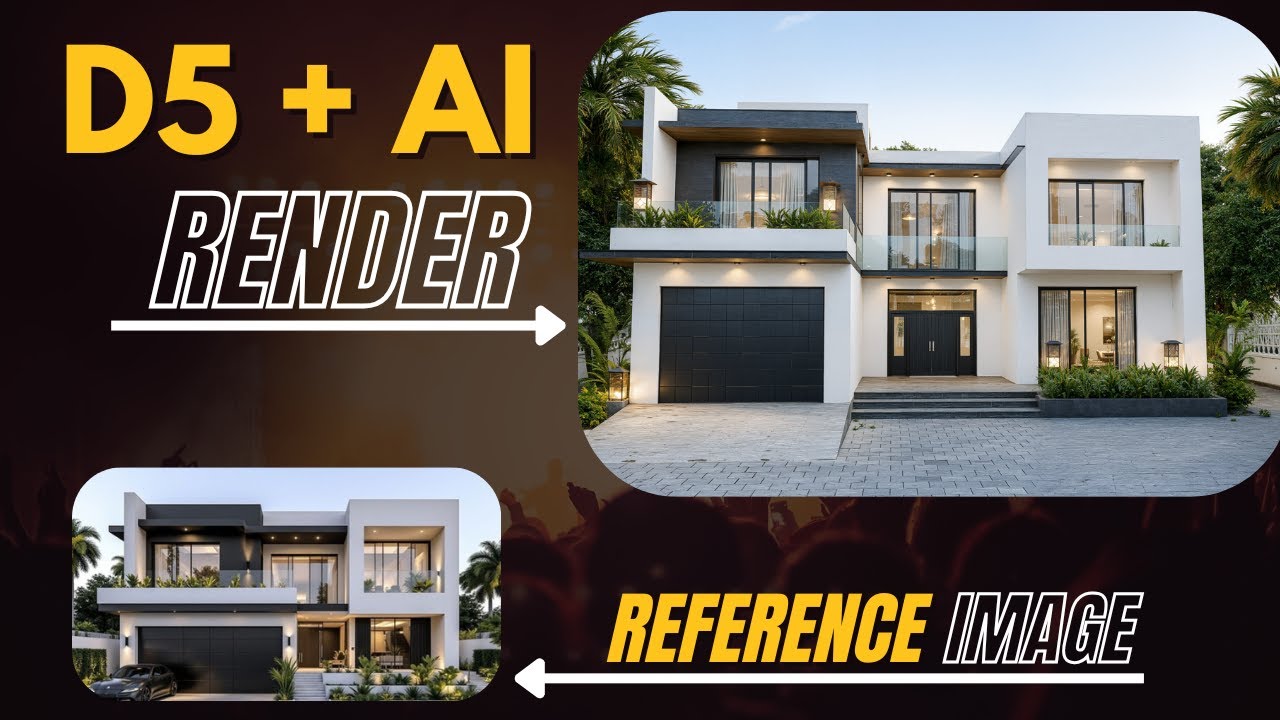 D5 +AI render helps to match any reference image, #d5rendertutorial # ...