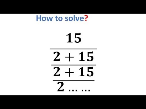 Nice math problem| nice and tricky question - YouTube