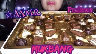 ☆ASMR CHOCOLATE MUKBANG | CHOCOLATE PRALINES LINDT | ASSORTED CHOCOLATE PRALINES  @MukSlurpASMR