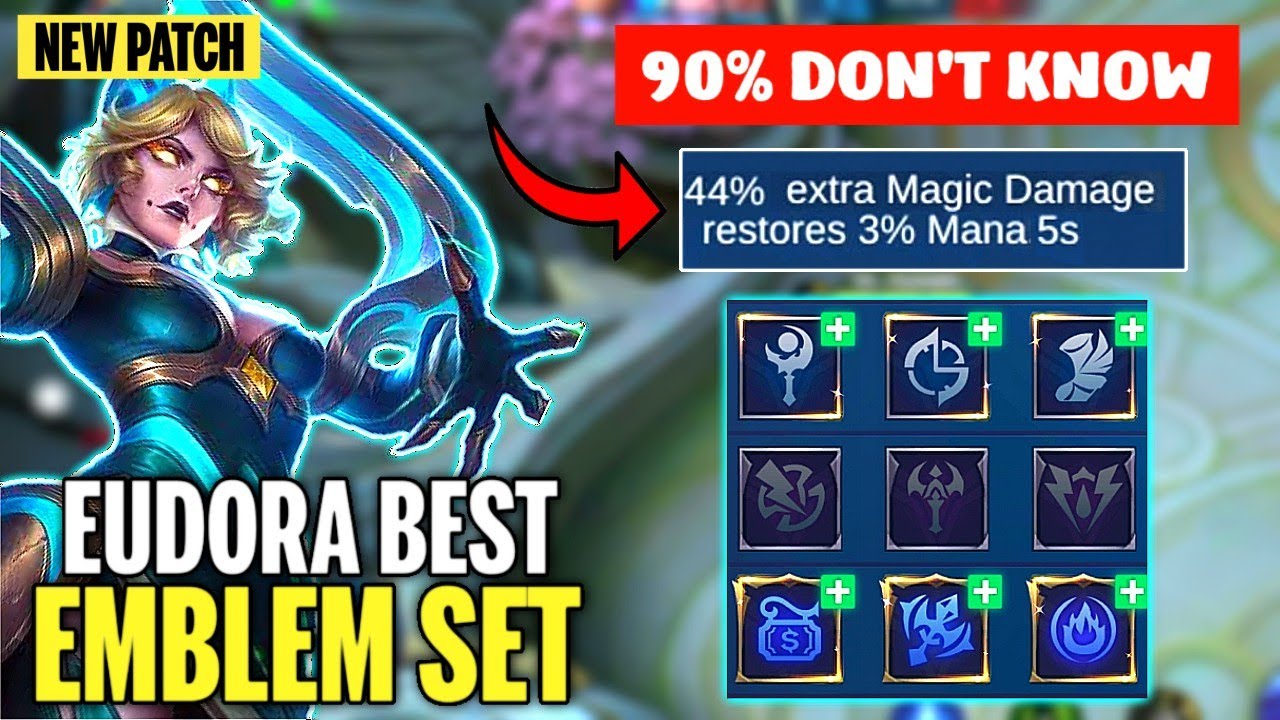 EUDORA BEST EMBLEM SET 2021 Top 1 Global Eudora Best Emblem Set