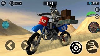 Motocycle Game - Bike Offroad Gameplay - Desert Motocross Game Video - Bike Game for 5-Year-Olds screenshot 3