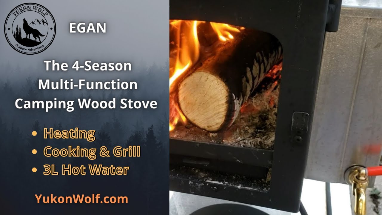 EGAN Portable Camping Wood Stove - YouTube